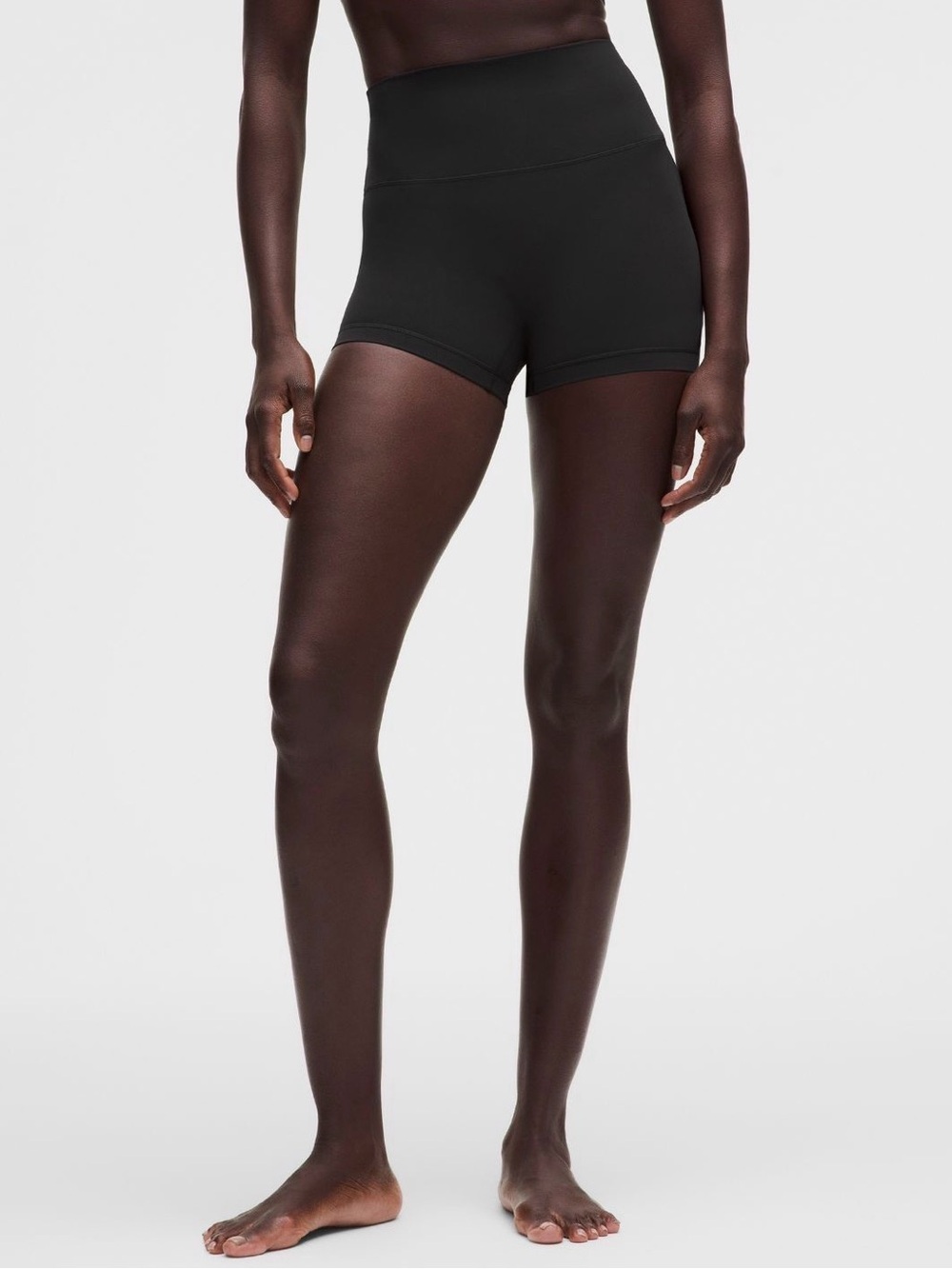 Lululemon Women’s Align No Line High-Rise Short 4” Spandex Black Size 6